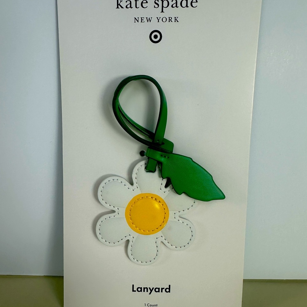 kate spade x Target Daisy Bag Charm Keychain